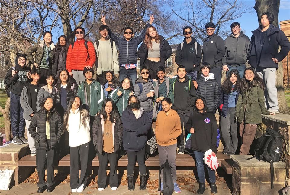 lhs academic team members posing outside