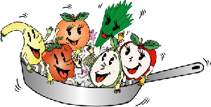 pan of veggies 