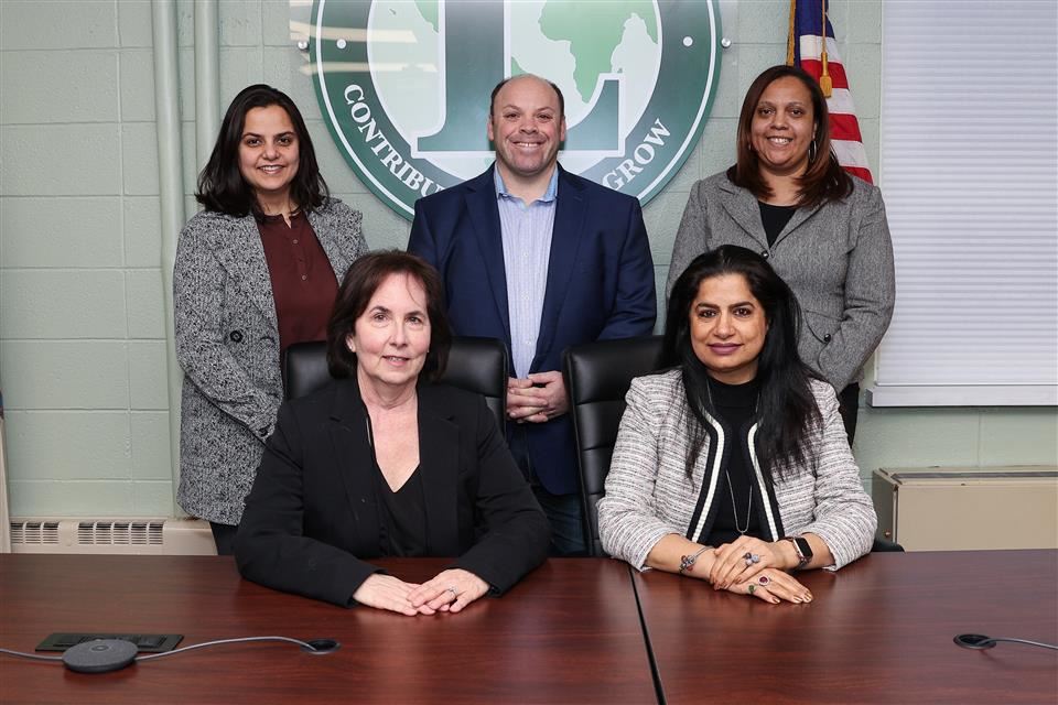 five board of education members