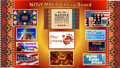  November Choice Board
