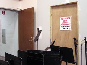Music wall at LHS