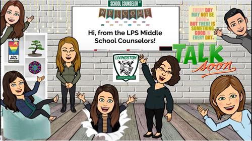 photo of counselors bitmojis