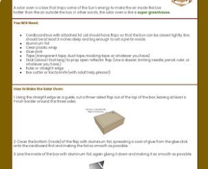 Solar Oven 
